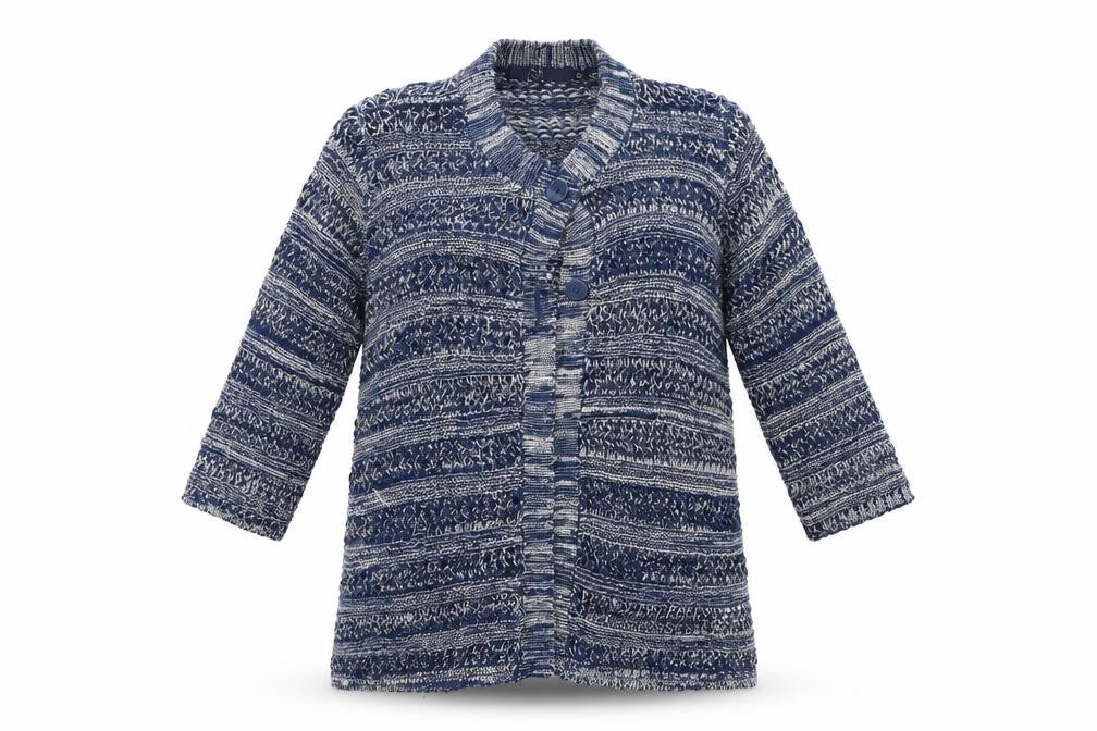 Isle Womens Blue   Cardigan Jumper Size 14