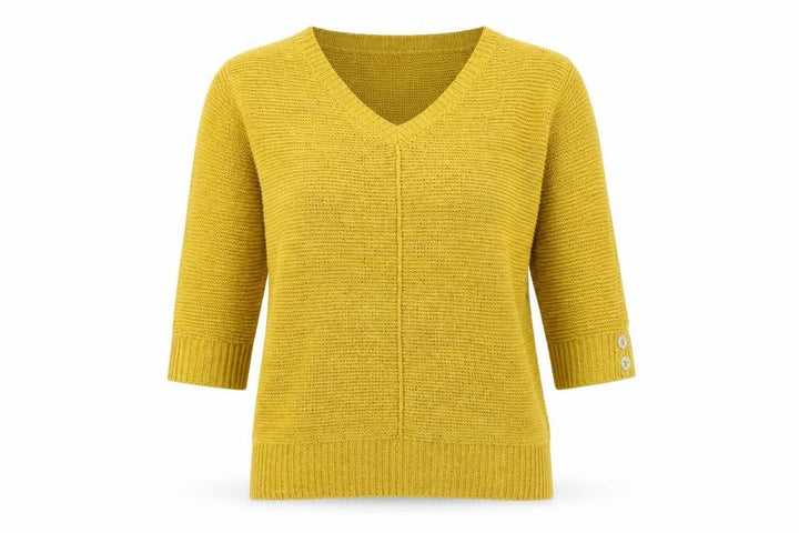 Wallis Womens Yellow Pullover Jumper Size M