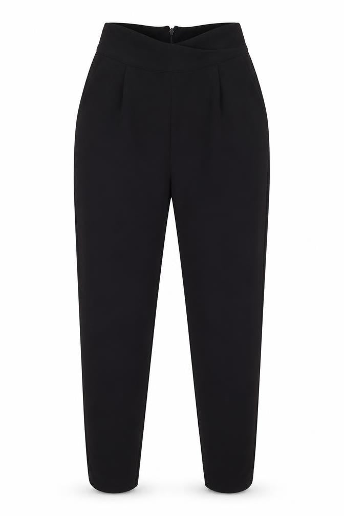 Preworn Womens Black   Trousers  Size 28 in L26 in