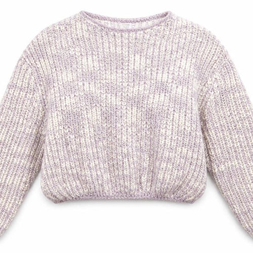 Cotton On Womens Purple Striped Knit Pullover Jumper Size S