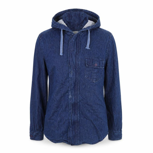 Front view of New Look women’s blue denim jacket, size S