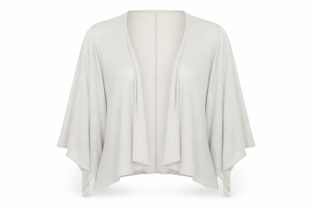 Label Be Womens Silver  Knit Cardigan Jumper Size 12