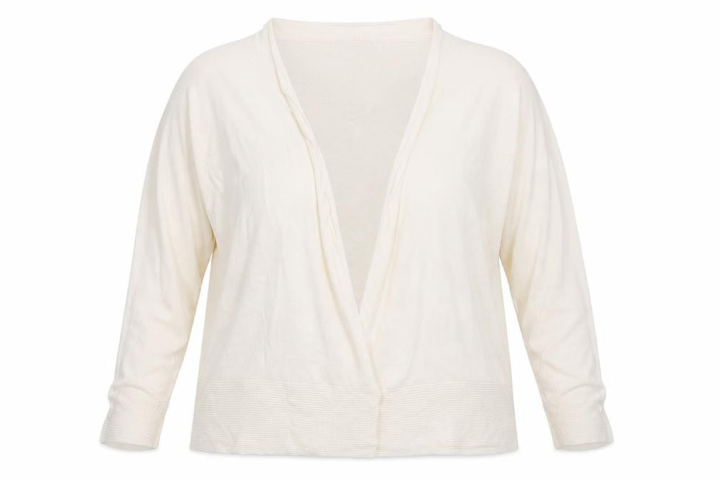 Classic Womens Ivory   Cardigan Jumper Size 16