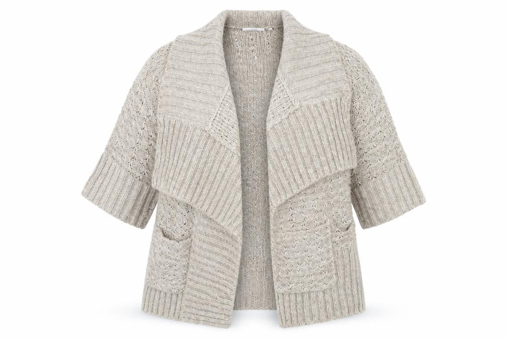New Look Womens Brown  Knit Cardigan Jumper Size 10