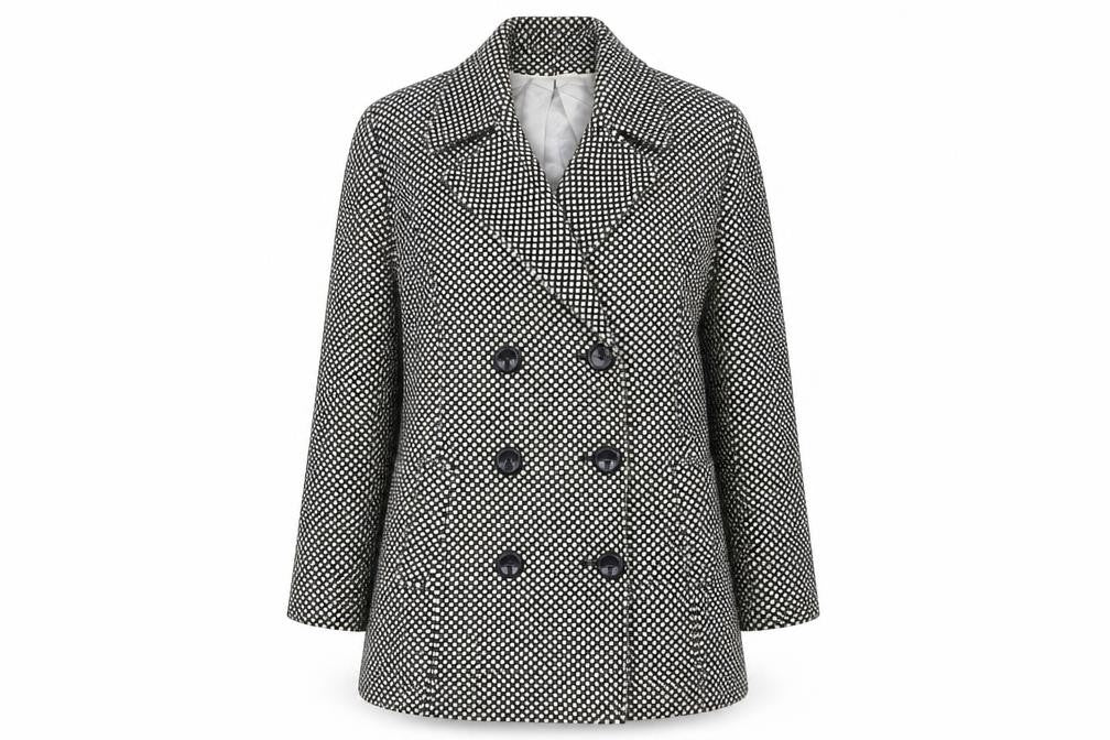 Berkertex Womens Black   Overcoat Coat Size 14
