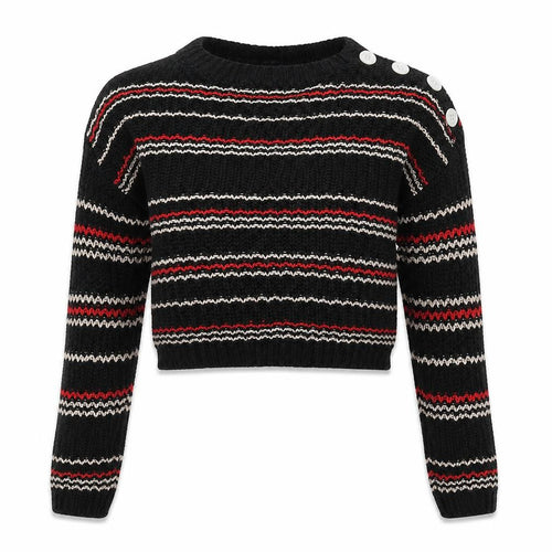 New Look Girls Beige Striped Knit Pullover Jumper Size 10-11 Years