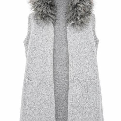 Primark Girls Grey   Cardigan Jumper Size 11-12 Years