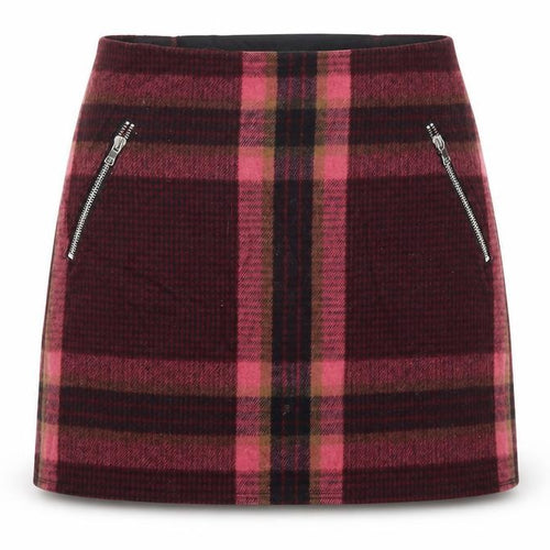 Gap Womens Pink Check  A-Line Skirt Size 6