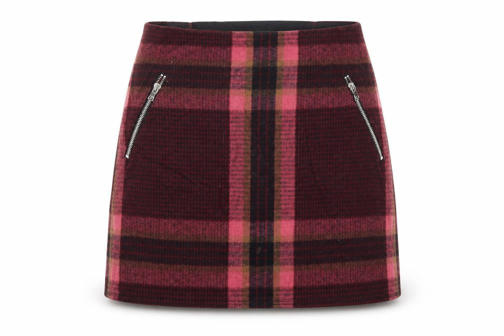 Gap Womens Pink Check  A-Line Skirt Size 6
