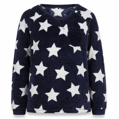 George Girls Blue Argyle/Diamond  Top Pyjama Top Size 10-11 Years