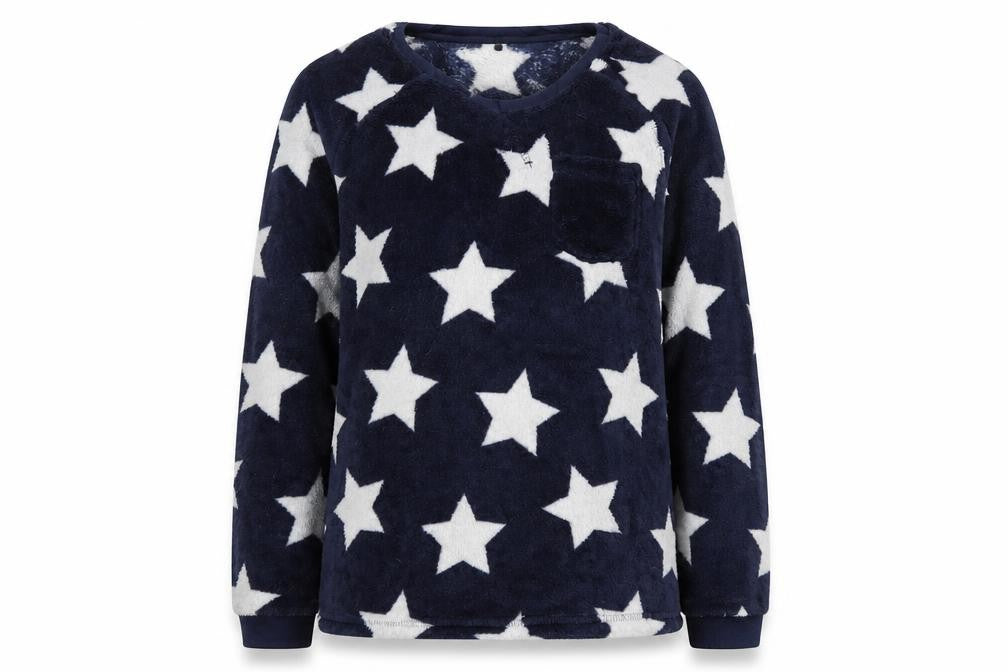 George Girls Blue Argyle/Diamond  Top Pyjama Top Size 10-11 Years