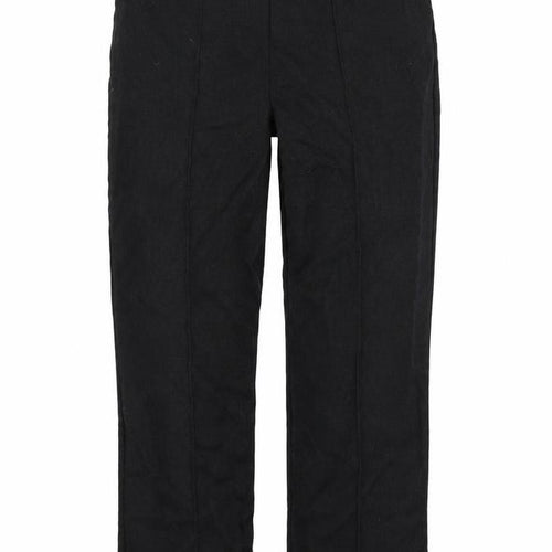 Papaya Womens Black   Trousers  Size 12 L25 in