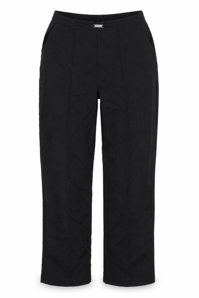 Papaya Womens Black   Trousers  Size 12 L25 in