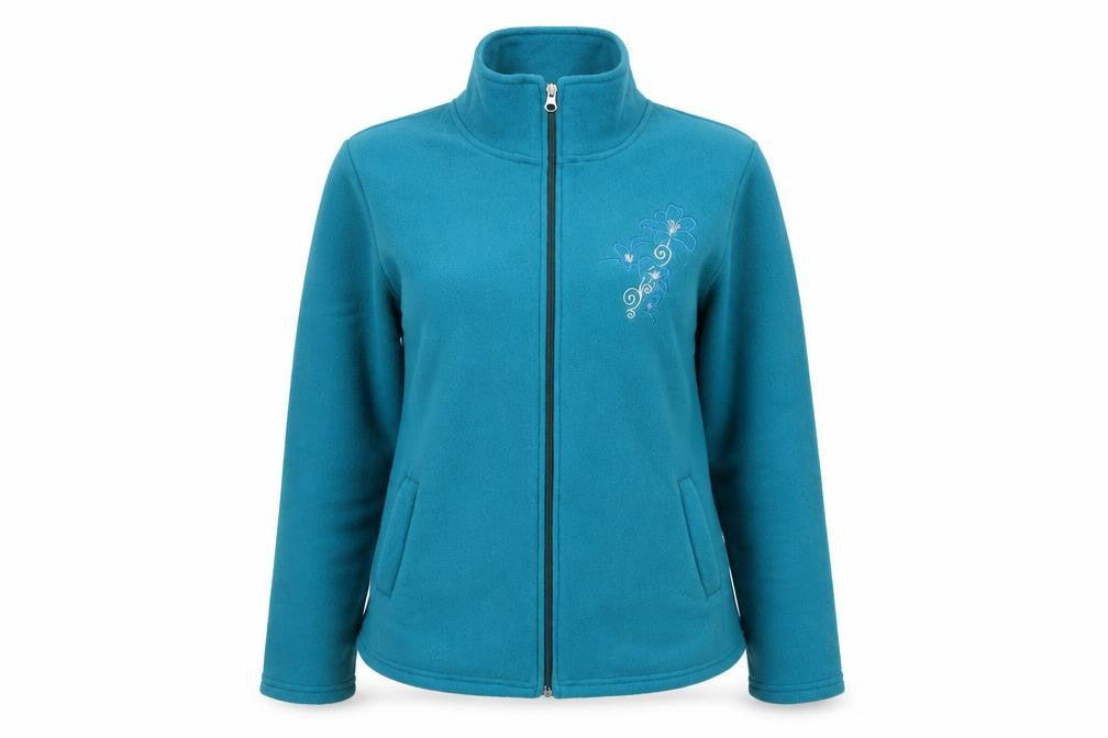 Anne De Lancay Womens Green   Full Zip Jumper Size S