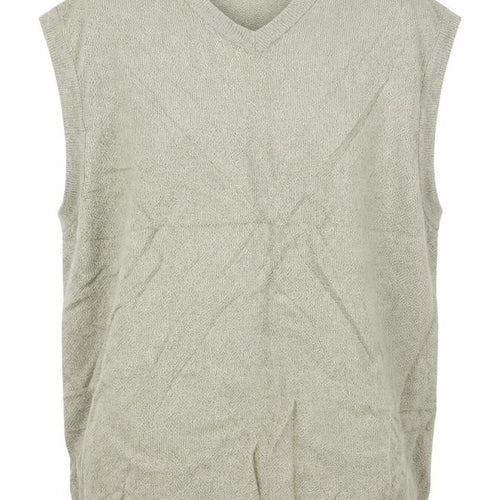 Geoffrey Beene Womens Green   Vest Jumper Size L