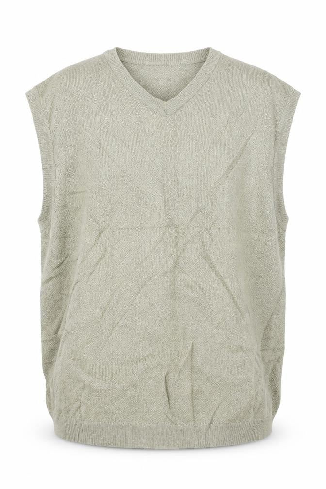 Geoffrey Beene Womens Green   Vest Jumper Size L
