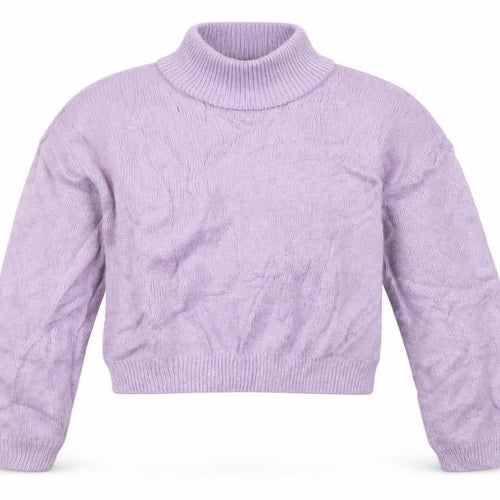 Nasty Gal Womens Purple  Knit Pullover Jumper Size M