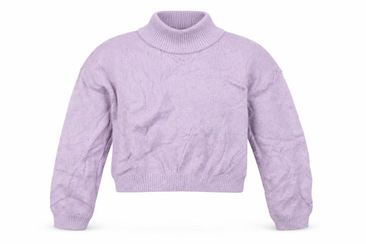 Nasty Gal Womens Purple Knit Pullover Jumper Size M