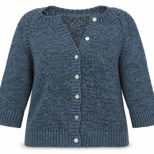 Naughty Womens Blue   Cardigan Jumper Size 14