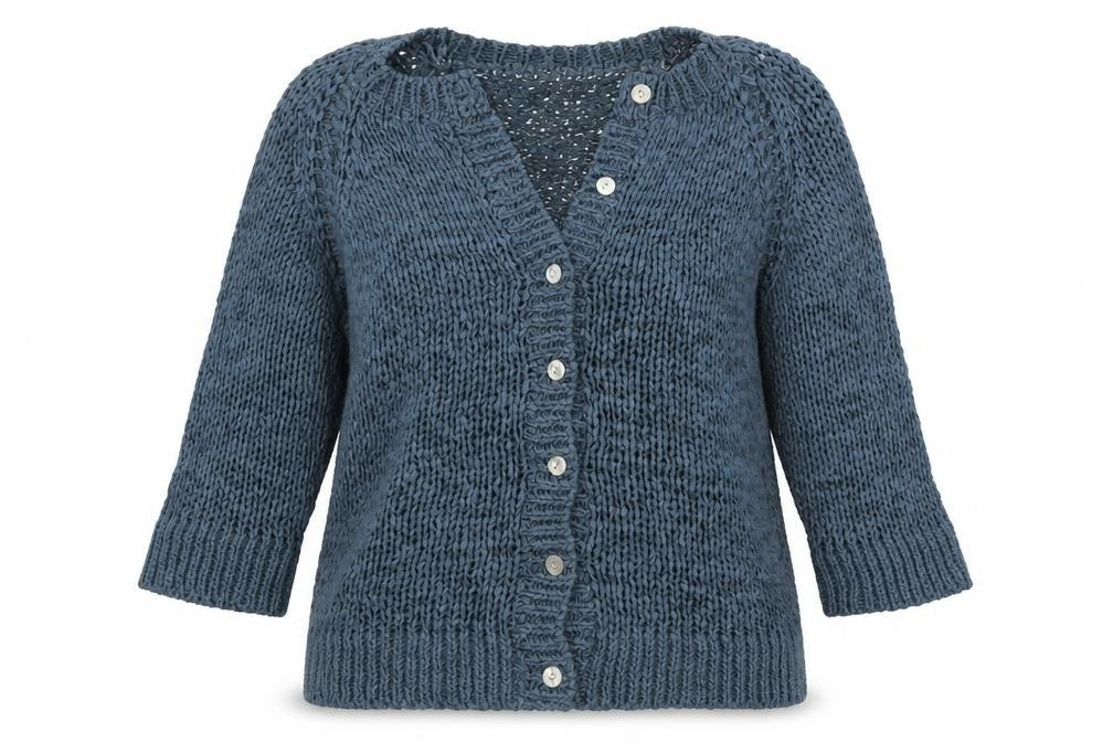 Naughty Womens Blue   Cardigan Jumper Size 14