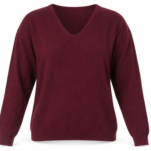 Giordano Womens Purple   Henley Jumper Size 4