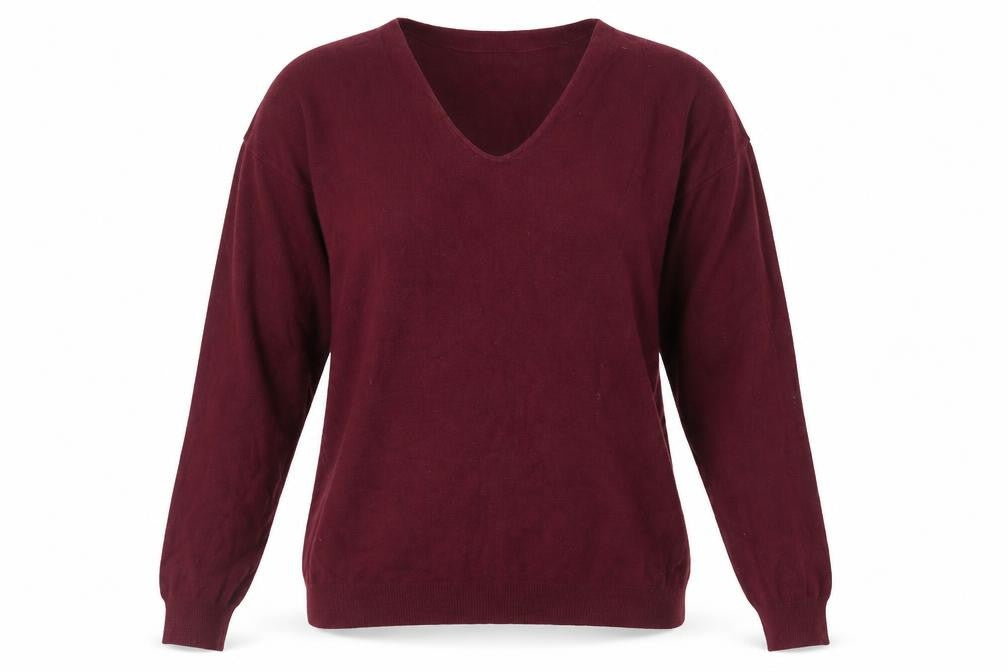 Giordano Womens Purple   Henley Jumper Size 4