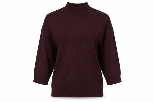 Front view of F&F women’s purple jumper, size UK 10