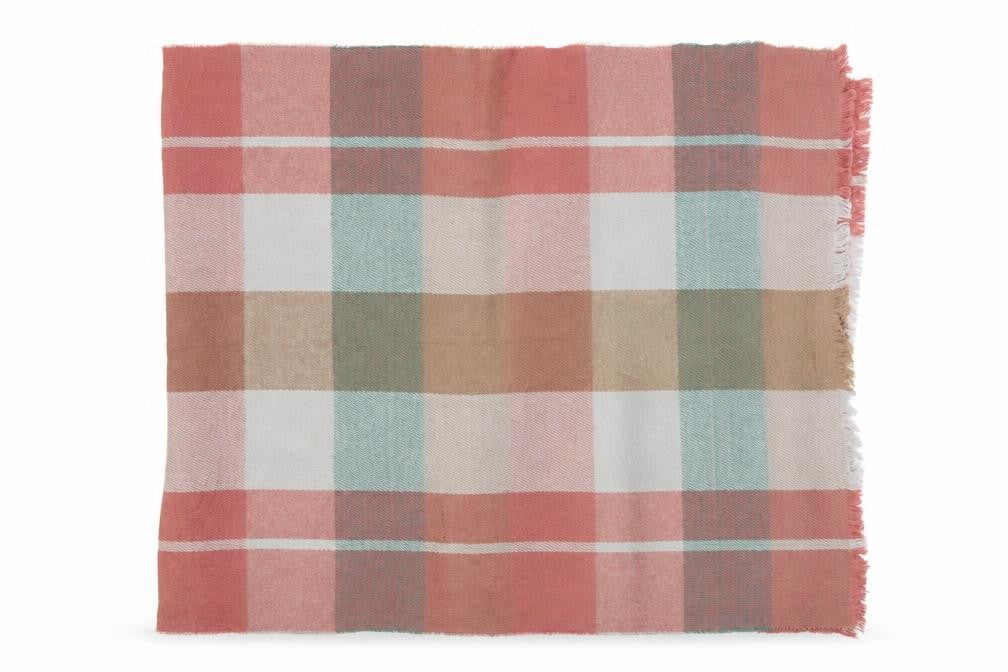 Preworn Womens Multicoloured Check   Shawl/Wrap