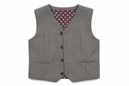 Front view of Monsoon boys’ grey jacket, size 9, years