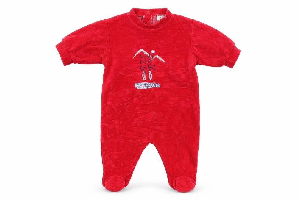 Belmiro Baby Red   Babygrow One-Piece Size 3-6 Months