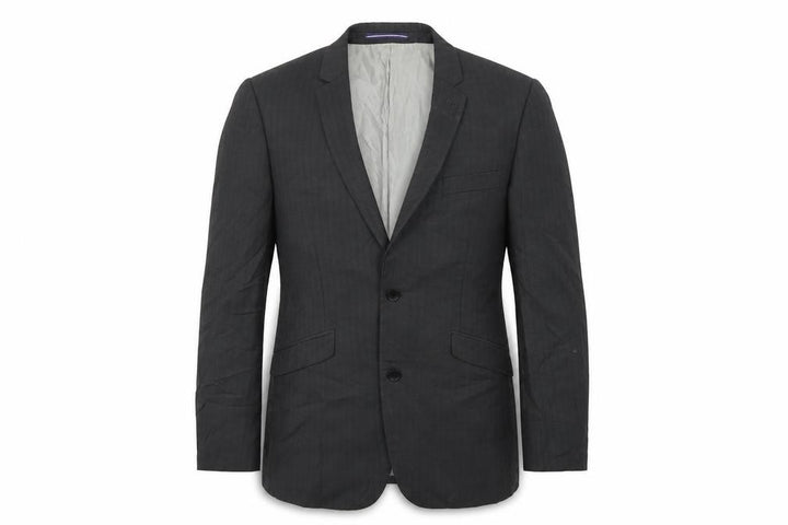 Topman Mens Black   Jacket Suit Jacket Size 38