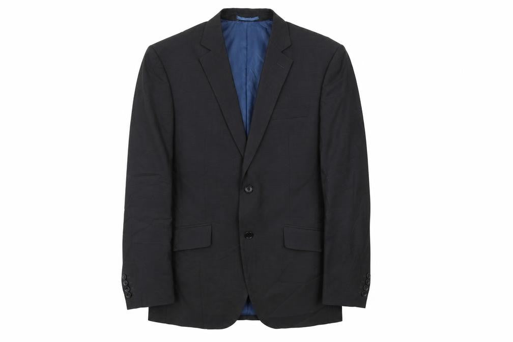 Front view of Austin Reed men’s grey jacket suit jacket, size 40