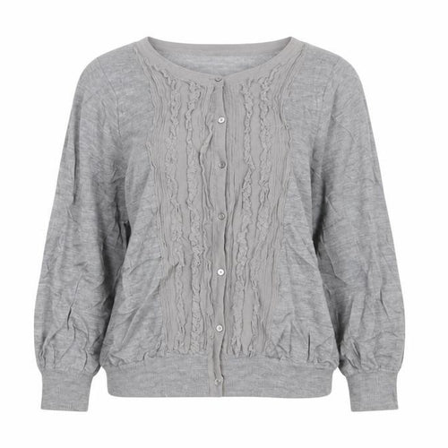 BALLSEY Womens Grey  Knit Cardigan Jumper Size 10