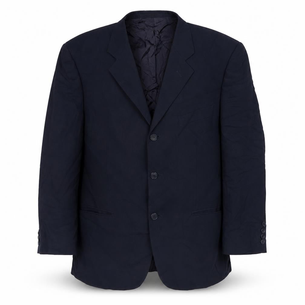 St Michael Mens Blue Jacket Suit Jacket Size L