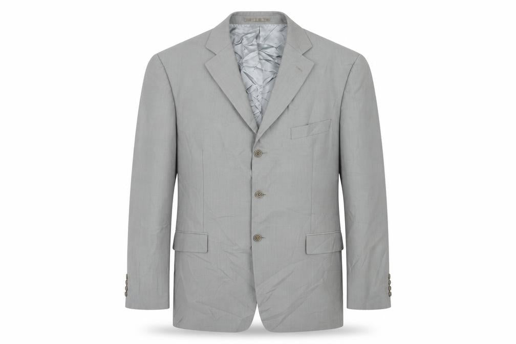 Front view of Marks & Spencer men’s grey jacket suit jacket, size 44