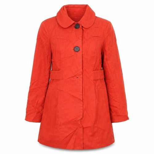 Oasis Womens Red   Overcoat Coat Size S