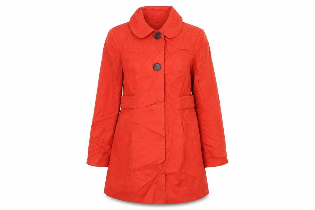 Oasis Womens Red   Overcoat Coat Size S