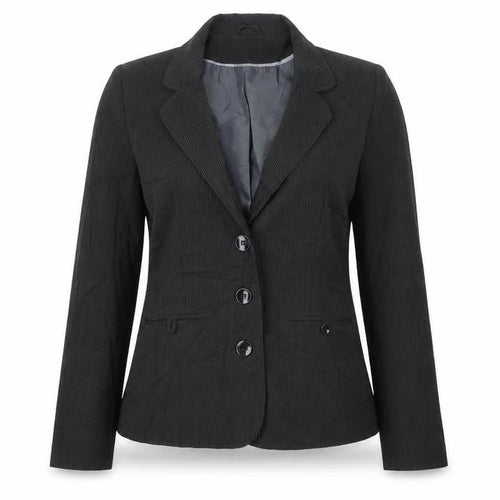 New Look Womens Black Striped  Jacket Blazer Size 12