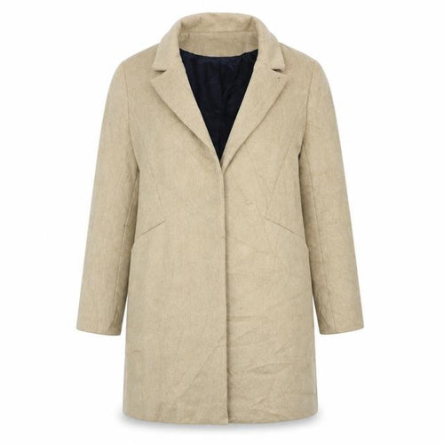 Dorothy Perkins Womens Beige   Overcoat Coat Size 12