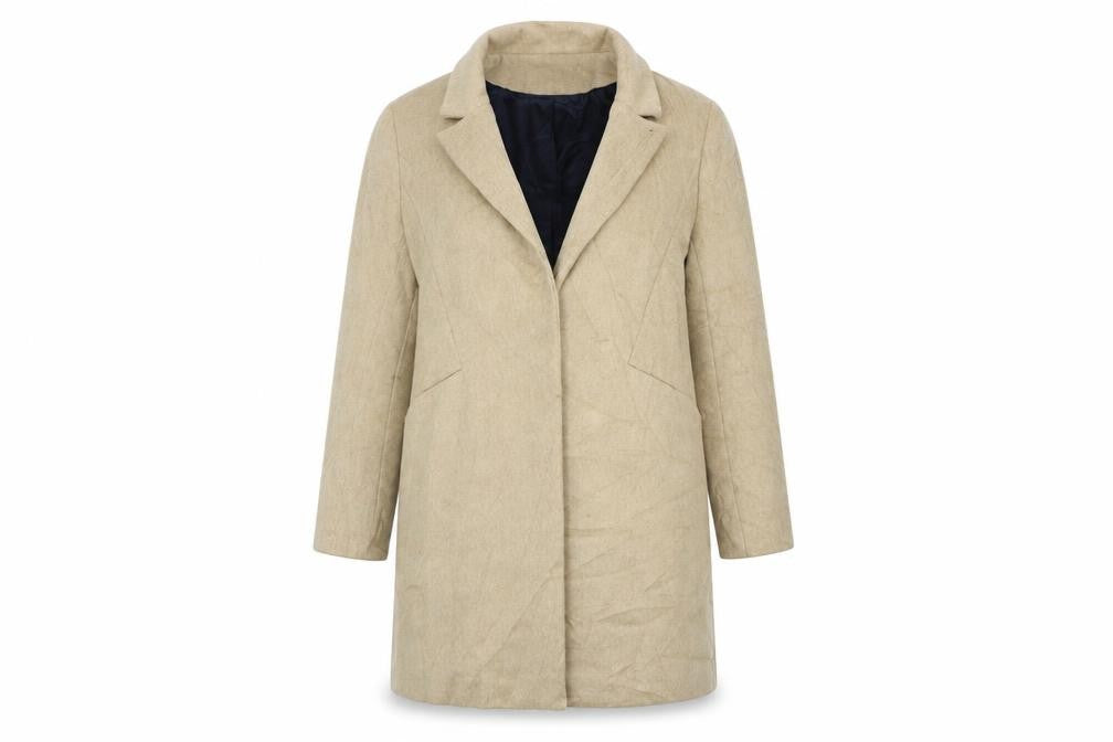 Dorothy Perkins Womens Beige   Overcoat Coat Size 12