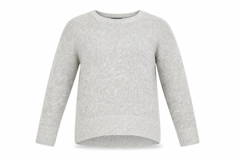Front view of New Look women’s grey jumper, size S