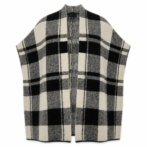 Primark Womens Beige Check  Tunic Jumper One Size  - Waist coat