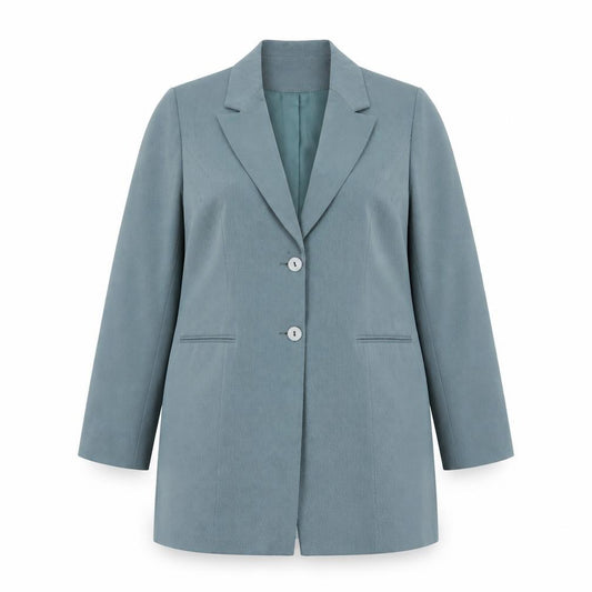 Front view of McKay women’s green jacket, size UK 14