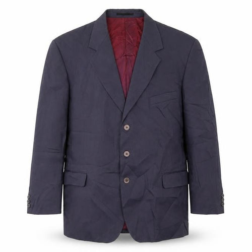 Blue Fox Mens Black   Jacket Suit Size 44