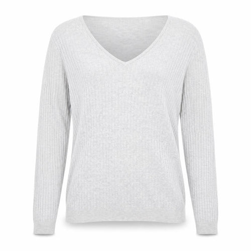 Mango Womens Grey  Knit Pullover Jumper Size L
