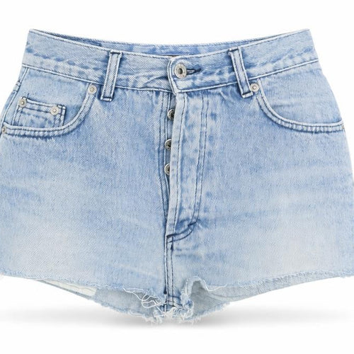 Lotus Womens Blue  Denim Hot Pants Shorts One Size