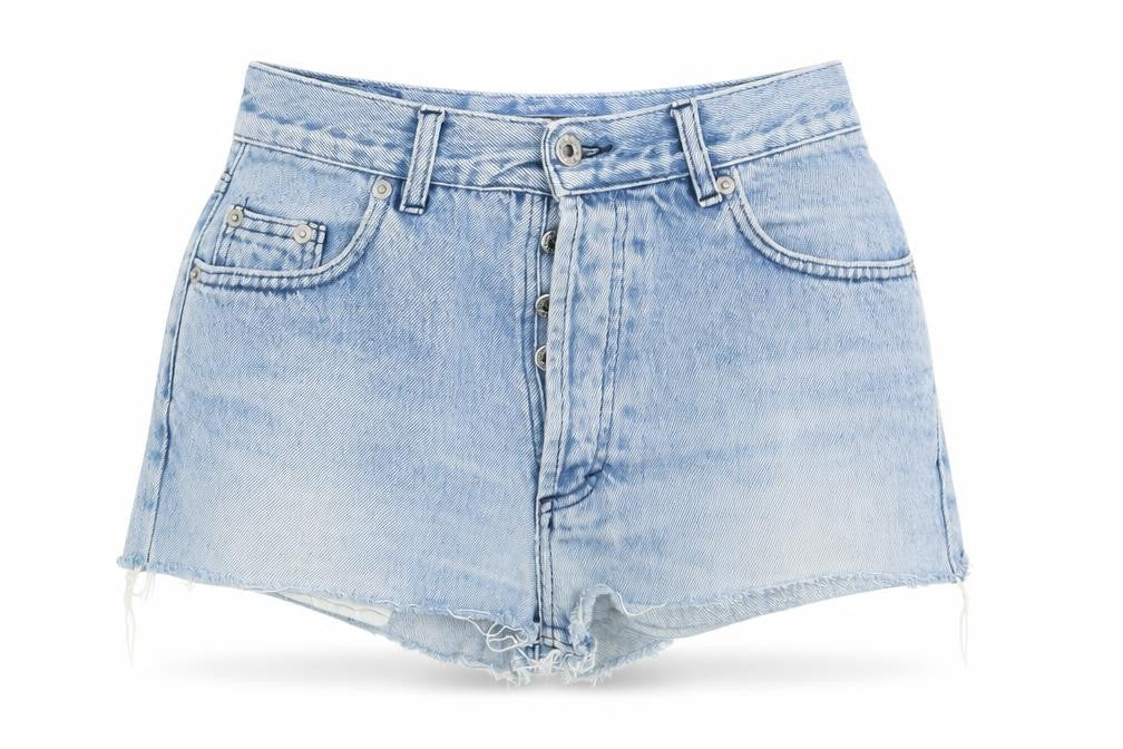 Lotus Womens Blue  Denim Hot Pants Shorts One Size