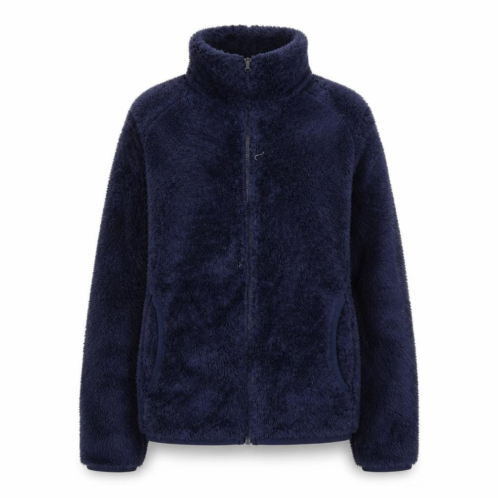 Front view of Union girls’ blue full zip hoodie, size S