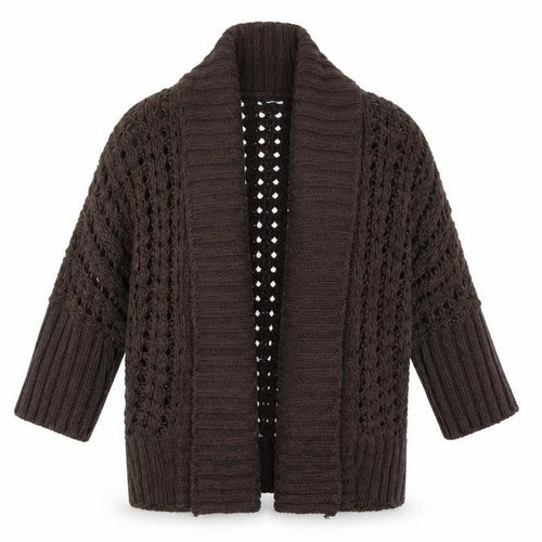 NEWYORK Womens Brown   Cardigan Jumper Size S