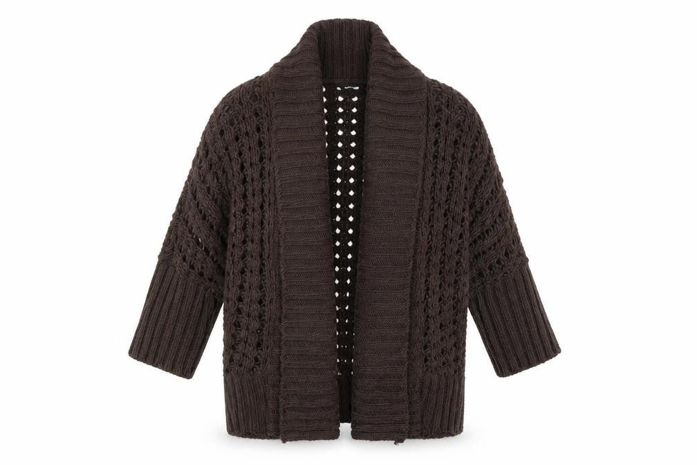 NEWYORK Womens Brown   Cardigan Jumper Size S